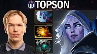 OG.TOPSON SMURF DROW RANGER - MIDAS BUILD - DOTA 2 7.28 GAMEPLAY