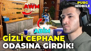 ABİMLE GİZLİ CEPHANE ODASINA GİRDİK / PUBG MOBILE