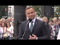 odsłonięcie tablicy pośw. Żołnierzom wyklętym grób nieznanego Żołnierza 15.08.2016