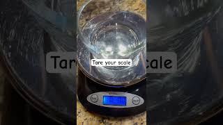 Taring A Kitchen Digital Scale Made Easy