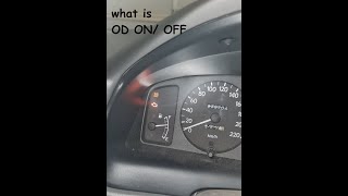 What is the OD on/Off button of an Automatic transmission car