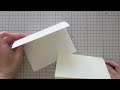 diy how to make dry embossing card by hand tutorial