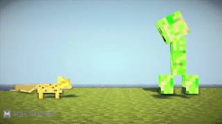 ® Ocelot Loves Creeper (Minecraft Machinima)