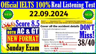 IELTS LISTENING PRACTICE TEST 2024 WITH ANSWERS | 22.09.2024