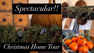 Must See! Tara Crabtree’s Christmas Home~ Breathtaking Beauty~Antiques/Primitives