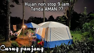 HUJAN ANGIN SEPANJANG HARI TANPA FLYSHEET TAMBAHAN, KLUSTER PINUS CURUG PANJANG