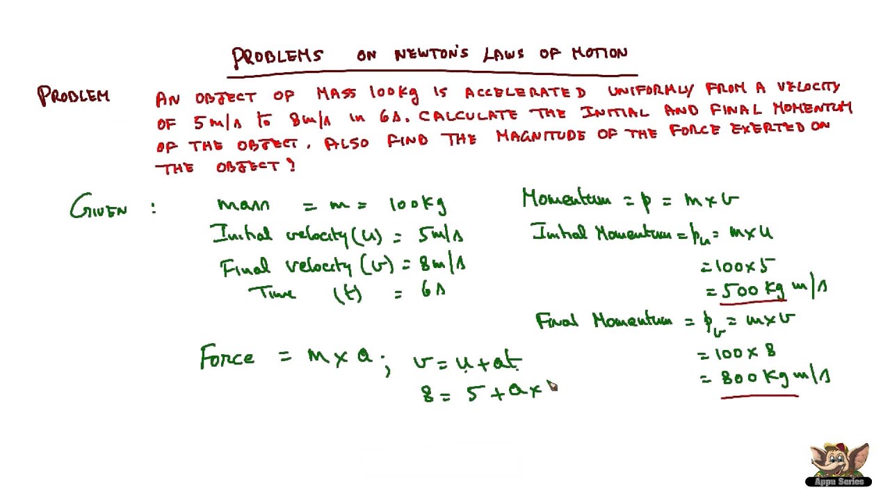 Solving Problems With Newton's Laws