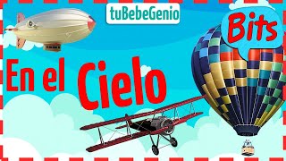 Spanish vocabulary flashcards with pictures: Means of air transport -Video +Voice +Sound