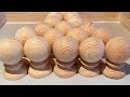 Make wooden balls easy! The easiest exercise for a beginner!