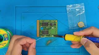 【丁寧に解説】ゲームボーイ/カラー ゲームカセット 電池交換 / Nintendo Gameboy gamecard Battery Replacement