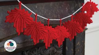 Crochet Maple Leaf