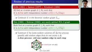 Packing nearly optimal Ramsey R(3,t) graphs (AofA2021)