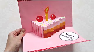 DIY Pop Up Card Birthday Cake | Pop-Up Card Tutorial | Maison Zizou
