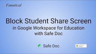 Stop students from sharing google meet screen