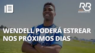 Wendell, lateral-esquerdo, desembarcou no Brasil na noite de ontem