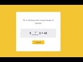 Math Game HTML CSS JS by Bonaventure Tetra Learn How to design Math Game using HTML & JS Source Code