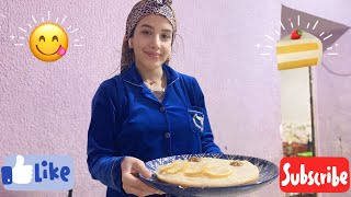 شاركت معكم بسبوسة🥮بالحامض فرحت بيها العائلة 😍🥳