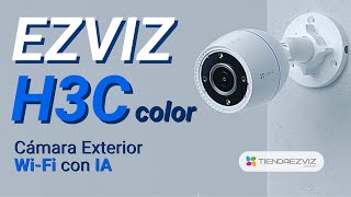 EZVIZ H3C Color - Cámara Wi-Fi a Color para Exteriores con Inteligencia Artificial