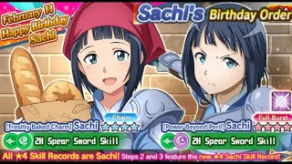 SAOIF : Feb 11 - Sachi's Birthday Order 2025 (Full Step)