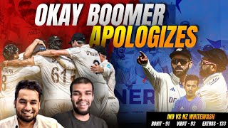 Okay Boomer Apologizes | Ind vs Nz Test whitewash | Part 1