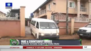 News Across Nigeria: NAFDAC Arrests Fake Drug Peddler In Delta State -- 08/09/15