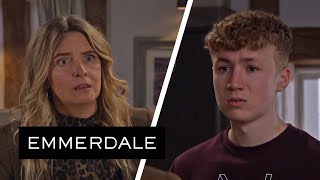 Emmerdale - Noah Tells Charity That He's Being Blackmailed