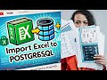 How to Import Excel Spreadsheets into Your Database Using PostgreSQL | Create A Table in postgreSQL