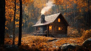 November Golden Autumn with Relaxing Music🍁Healing of Stress, Anxiety \u0026 Depressive ~ Autumn Scenery