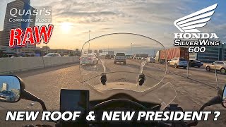 VLOG: Honda SilverWing commute // Sky is falling after election day?