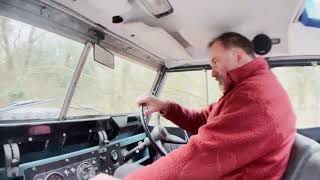 land rover series 2a 109 2 6 dormobile for sale in action + starting, idling