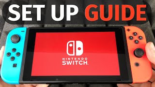 How to Set Up New Nintendo Switch | Beginners Guide | First Time Turning On