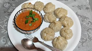 momo & Lal chatni Recipe आज की मोमोऔर चटनी मुह   मे पानी ला देगी |