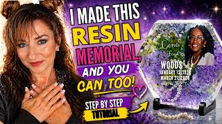 Resin Memorial Tutorial | Easy Step-by-Step Guide to Creating Forget Me Not Keepsakes w/ Epoxy #004