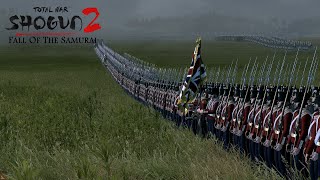 British infantry Destroys a Japanese samurai army - Shogun 2 Total War: Fall of the Samurai