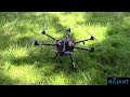 dual mesh drone flight test