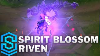 Spirit Blossom Riven Skin Spotlight - League of Legends