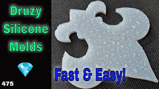 Druzy Silicone Molds DIY Fast and Easy with Crystal Glass