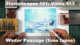 Stampscapes 101: Video 453 Winter Passage (time lapse)