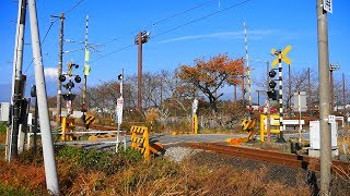 御殿場線【№238】狩屋踏切・通過・走行映像（足柄駅⇔御殿場駅）静岡県御殿場市東田中