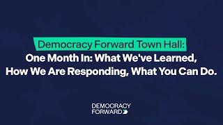 Community Town Hall: One Month In - What We've Learned, How We Are Responding, and What You Can Do