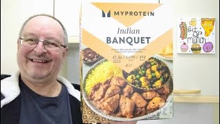 *NEW* Myprotein Indian Banquet ~ Chicken Tikka Masala, Rice \u0026 Gunpowder Vegetables ~ Food Review