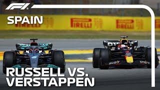 Russell And Verstappen Duel in Barcelona | 2022 Formula 1 Season