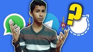 Whatsapp vs Telegram vs Signal🔥🔥|| Which Is Best?????