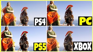 Assassin's Creed Odyssey - Ps4 vs Ps5 vs Xbox vs PC - Gameplay comparison...
