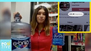 The beautiful Oxxo cashier who conquers social networks and is compared to a famous model | Positive