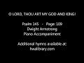 O LORD, THOU ART MY GOD AND KING! - Dwight Armstrong