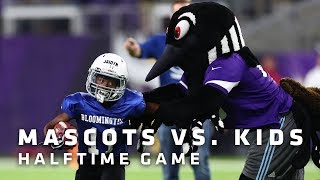 Mascots vs. Kids Halftime Game | Minnesota Vikings
