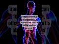 what is the impact of iron deficiency on heart function