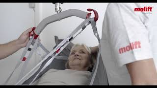 Molift Air - How to lift from a bed to a wheelchair