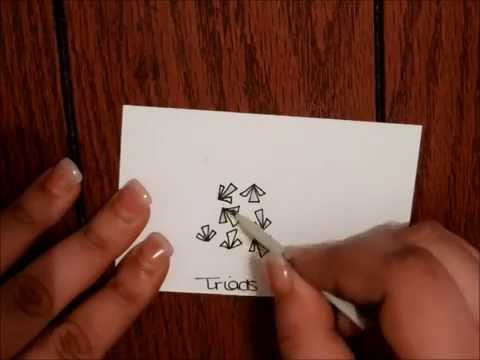 Tangle Tutorial Triads Youtube